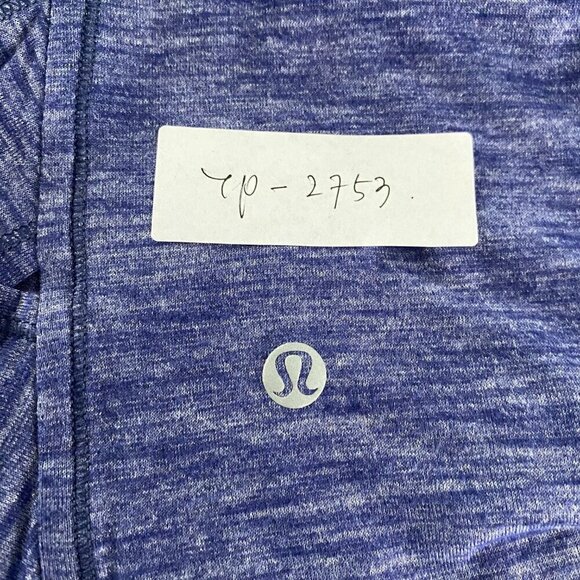Lululemon Var-City Muscle Tank Top Size 4 Heathered Hero Blue Workout TP-2753 - Picture 2 of 7